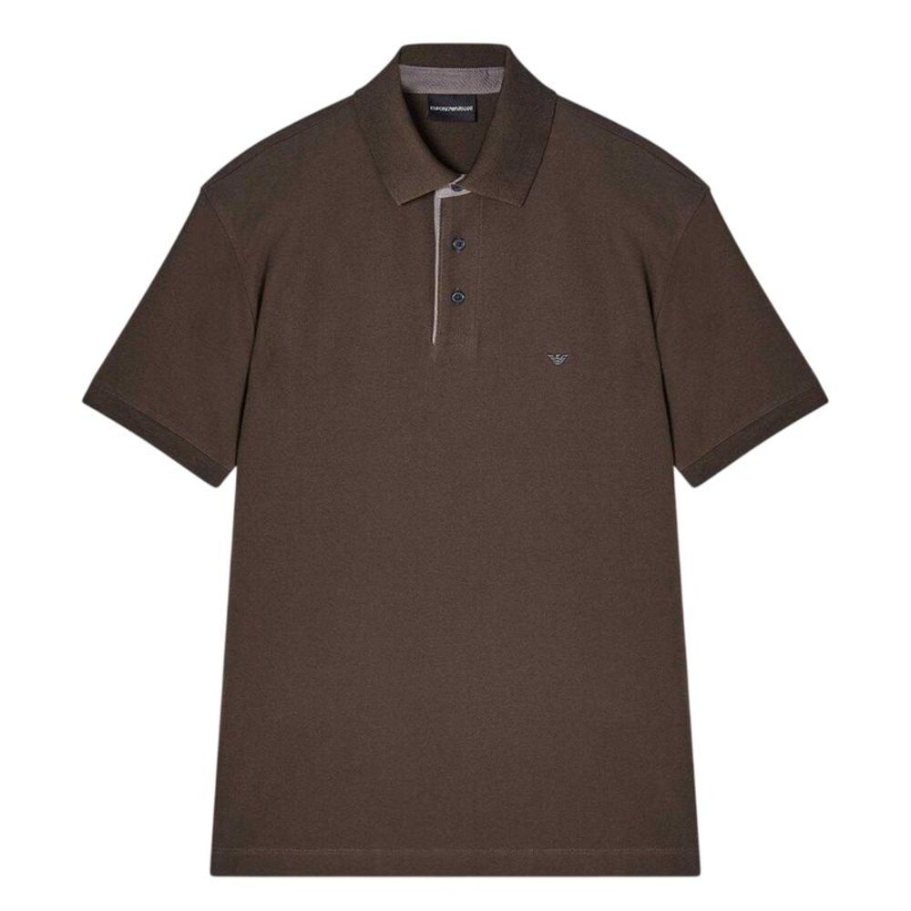 Emporio Armani EA7 Mens Polo Shirt / Brown
